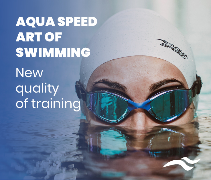 Art of swimming dark blue