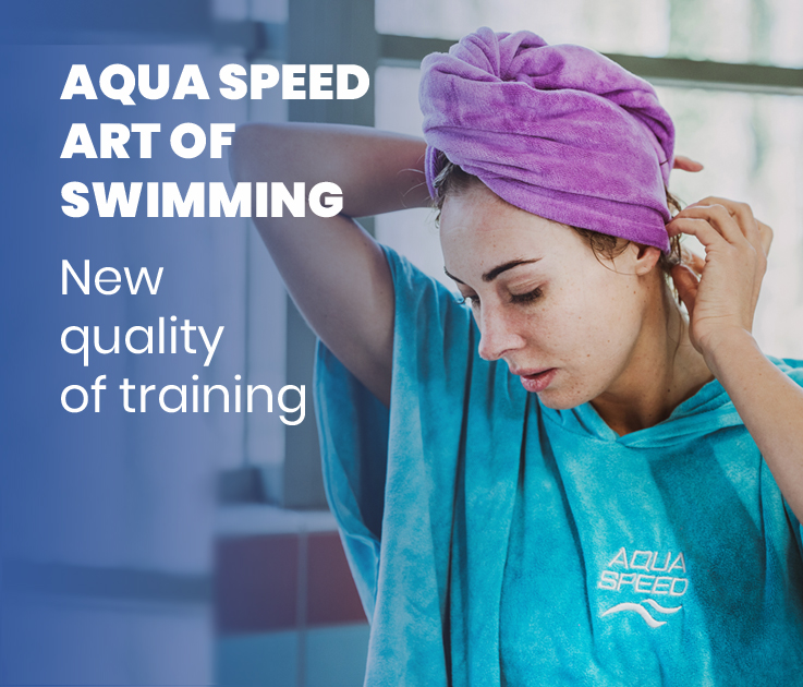 Art of swimming blue