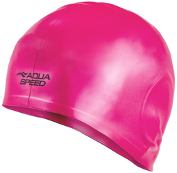 Big silicone swim cap Aqua Speed Ear Cap 03 - pink 