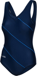 One-piece swimming costume with cups AQUA SPEED Sophie 49 - navy