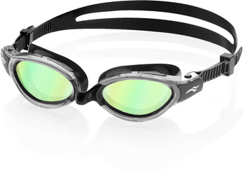 One-piece swimming goggles Aqua Speed Triton Mirror 53 - colorless