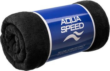 Quick drying microfiber towel Aqua Speed Dry Soft 02 50x100 - black