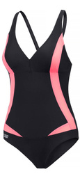 Silhouette enhancing swimsuit Aqua Speed Greta 36 - black