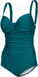 Women's underwire swimming swimsuit Aqua Speed Olivia 08 - green