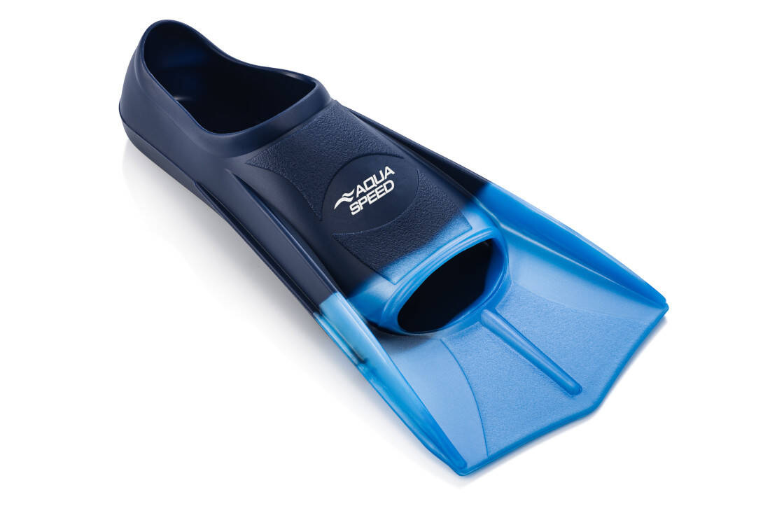 Short Training Swim Fins Aqua Speed 02 - blue Blue | ALL ACCESSORIES ...