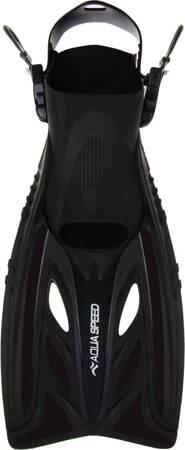 Adjustable snorkeling fins Aqua Speed Eon 07 - black 