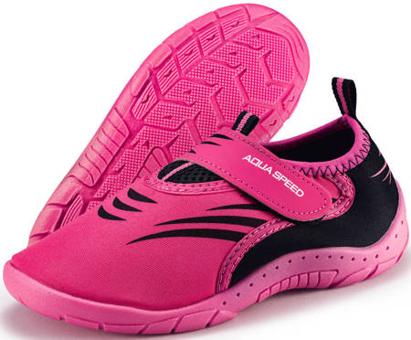 Aqua Shoes with Velcro Aqua Speed 27F - pink 