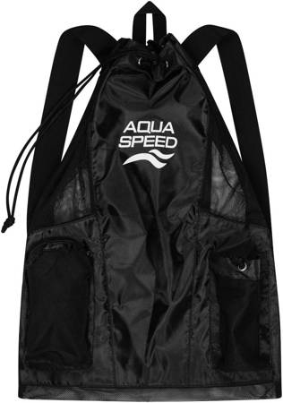 Capacious bag - backpack for swimming equipment Aqua Speed Gear Bag 07 - black 