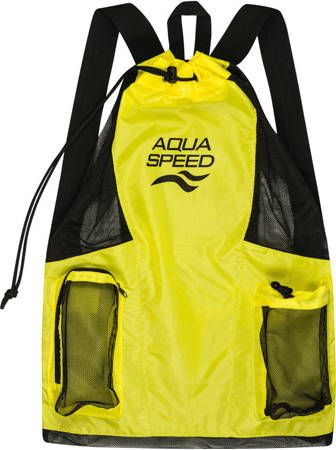 Capacious bag - backpack for swimming equipment Aqua Speed Gear Bag 18 - yellow