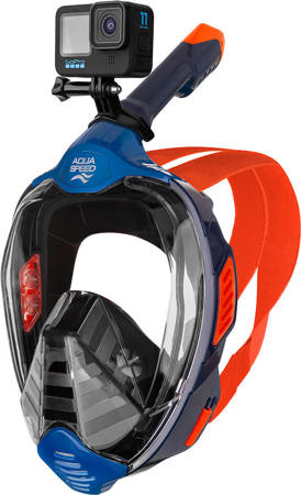 Full-face diving snorkeling mask Aqua Speed Veifa ZX 10 -  navy 