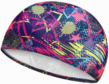 Material swimming cap for children Aqua Speed Polyester Kid 03 - multicolor 