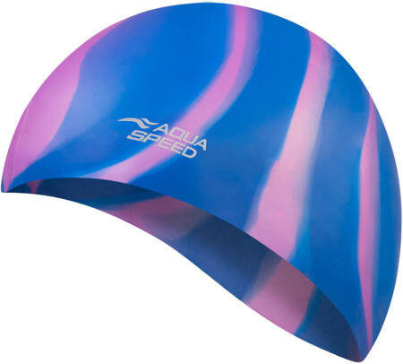 Multicolor silicone swim cap Aqua Speed Bunt 60