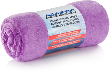 Quick drying microfiber towel DRY SOFT 09 70x140 - purple