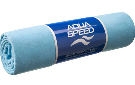 Quick drying microfiber towelAqua Speed Dry Flat 70x140 cm - 02 light blue