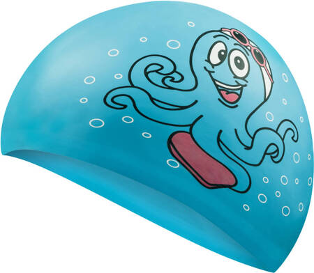 Swim cap for children Aqua Speed Kiddie Octopus 02 - turquoise 