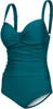 Women's underwire swimming swimsuit Aqua Speed Olivia 08 - green