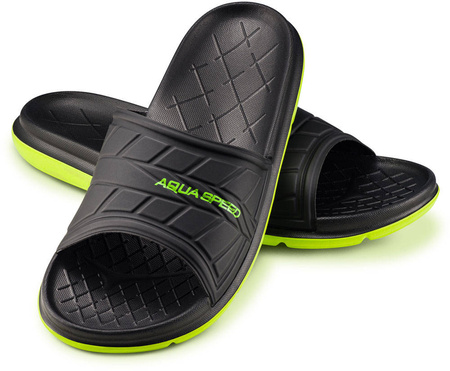 Pool and beach flip-flops Aqua Speed Aspen 07 - black 