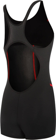 One-piece swimming costume with leg Aqua Speed Rita 16 - black