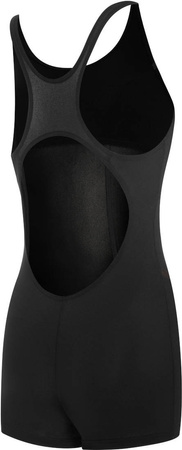 One-piece swimming costume with leg Aqua Speed Rita 01 - black