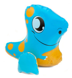 Animals Dino inflatable water toy - blue  