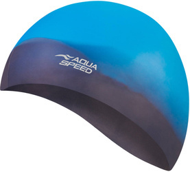 Multicolor silicone swim cap Aqua Speed Bunt 69