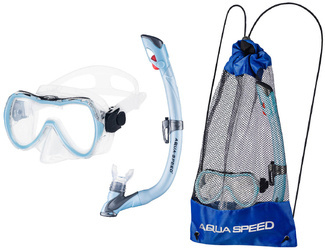 Junior snorkeling set Enzo + Evo 02 + mesh bag