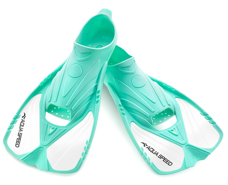 Short training fins Aqua Speed Action 04 - turquoise 