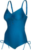 Adjustable one-piece swimsuit Aqua Speed Alexa 02 - light blue