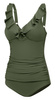 Women's swimwear Aqua Speed Lydia 07 - khaki 