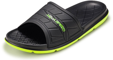 Pool and beach flip-flops Aqua Speed Aspen 07 - black 