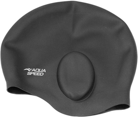 Czepek pływacki na uszy Aqua Speed Ear Cap 07 - czarny