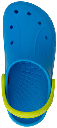 Built-up pool shoes for kid's Aqua Speed Lima 02 - blue