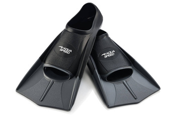 Short Training Swim Fins Aqua Speed 26 - black 