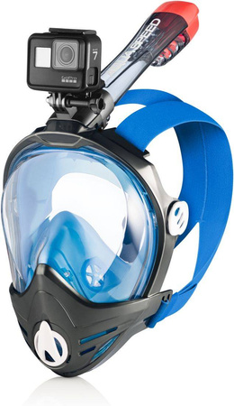 Full-face snorkeling mask Aqua Speed Brizo 01 - graphite 