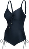 Adjustable one-piece swimsuit Alexa 01 - black