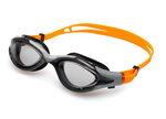 Okulary pływackie Aqua Speed Aquilo 75 - czarno-pomarańczowe-dymione szkła
