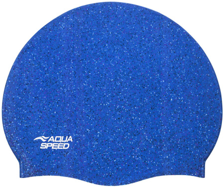 Recycled silicone swim cap Aqua Speed Reco 01 - blue