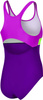 Girl's swimsuit Emily 48 - purple and green