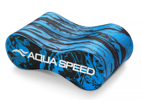 Aqua Speed swimming board ÓSEMKA 4 SWIRL 10 - blue