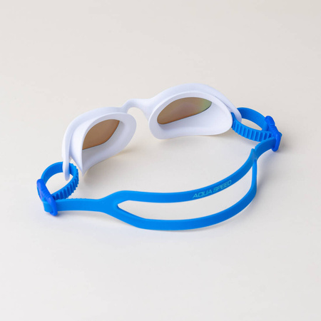 Goggles swimming Aqua Speed Eclipse Mirror 51 - white