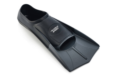 Short Training Swim Fins Aqua Speed 26 - black 