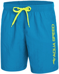 Men's swim shorts with mesh Aqua Speed Owen 02 - blue