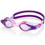 Swimming goggles for children Aqua Speed Amari 93 - purple - clear glasses  