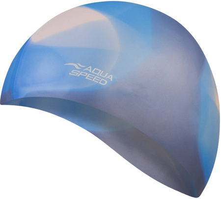 Multicolor silicone swim cap Aqua Speed Bunt 88