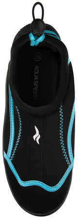 Aqua Shoe with welt 28C - black-blue