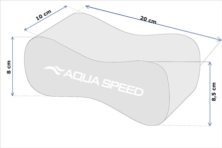 Deska do pływania ósemka Aqua Speed Pull Buoy "3" Junior 01 - niebieska 