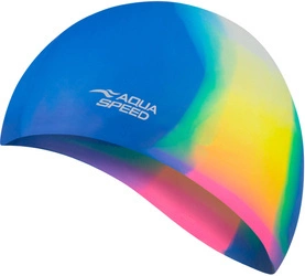 Multicolor silicone swim cap Aqua Speed Bunt 67