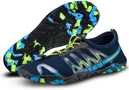 Buty do wody wielofunkcyjne Aqua Speed Gekko 46 - granatowe 