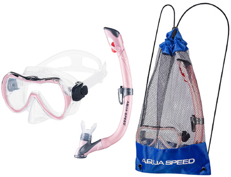 Junior snorkeling set Enzo + Evo 03 + mesh bag