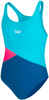 Girls' swimsuit Pola 28 - blue-pink